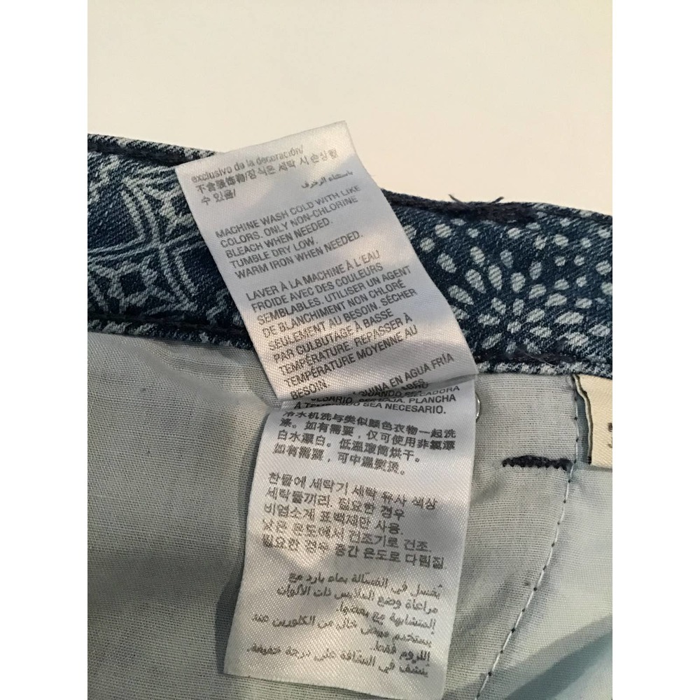 Style & Co Mid Rise Boyfriend Boho Jean True Tears - Picture 6 of 6